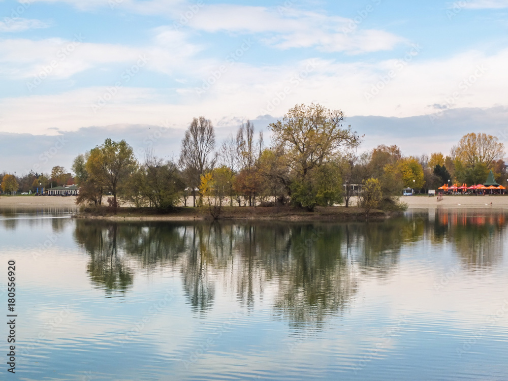 Jarun Lake in Zagreb (Croatia)