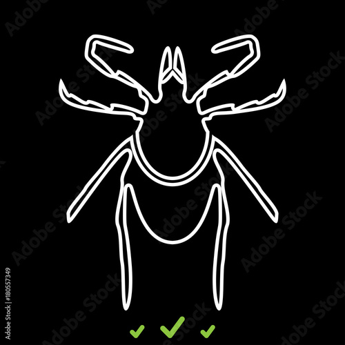Tick it is white icon .