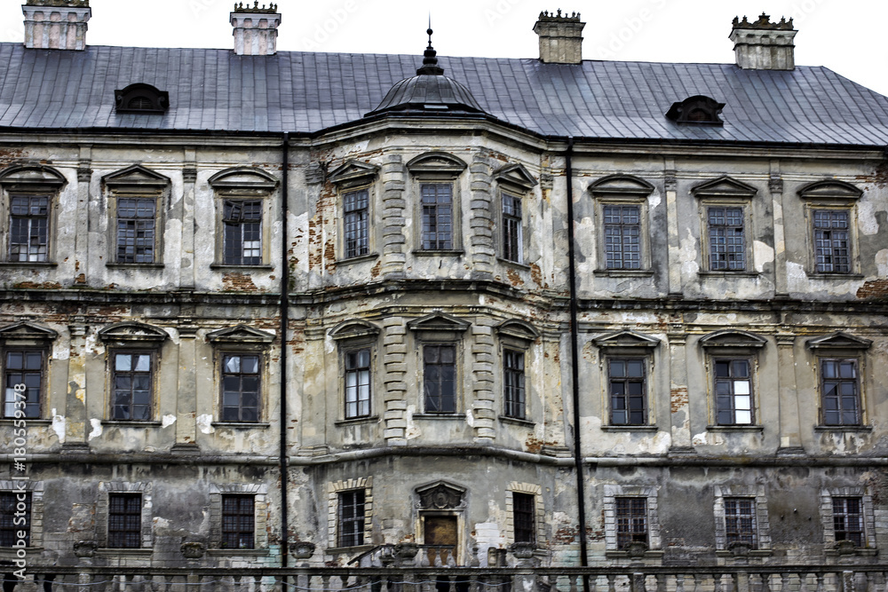 Fototapeta premium Podgoretsky castle. Elements of an ancient castle. Old castle.
