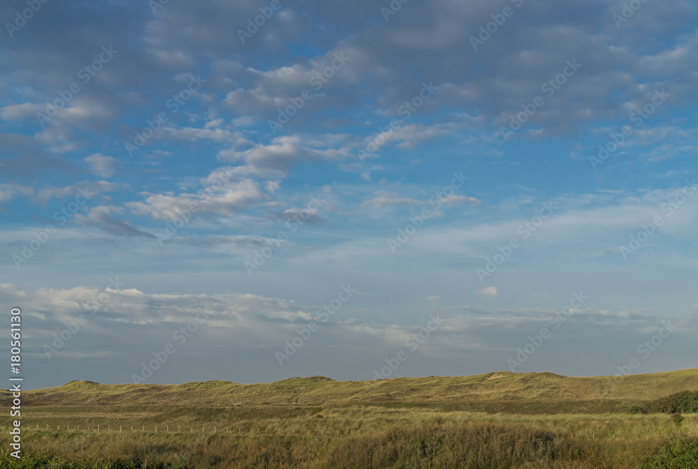 Early morning in the dunes of Holland's North Sea coast
