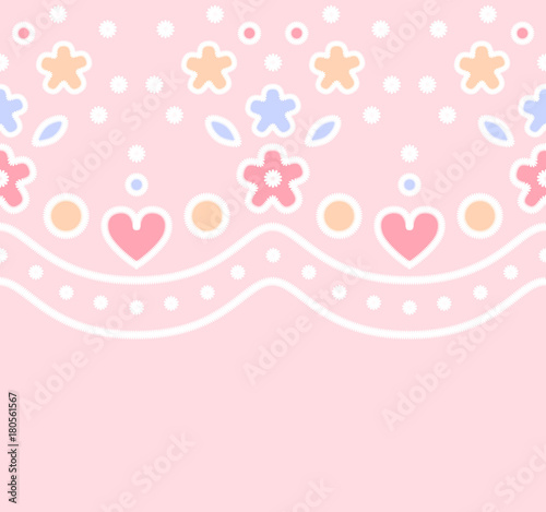 Pastel colored floral croch...