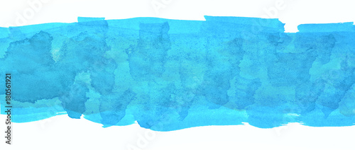  blue light watercolor horizontal strip.