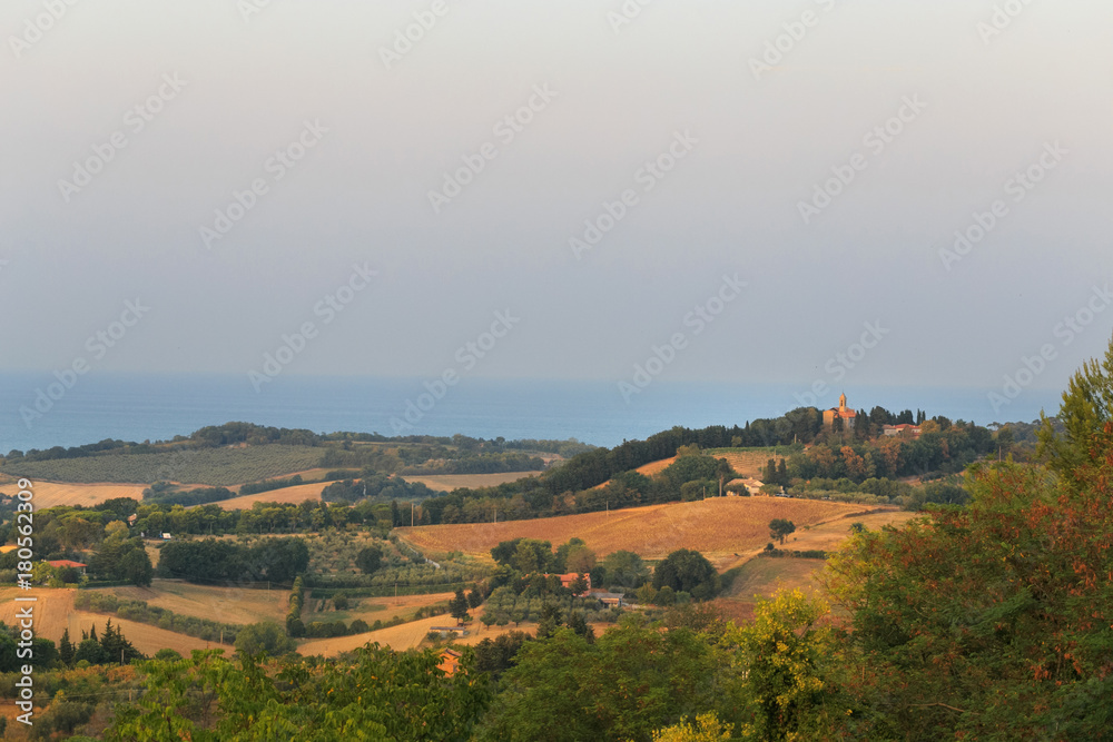 small villages in the foothills of Italy.