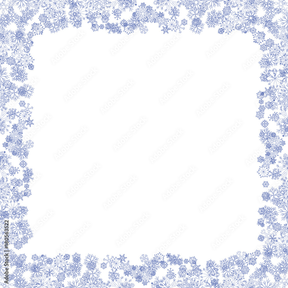 Christmas Snowflake Frame