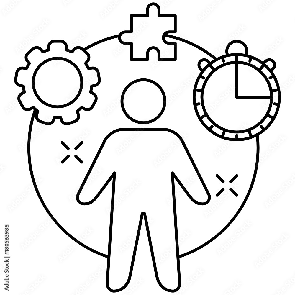 Project manager icon Векторный объект Stock | Adobe Stock