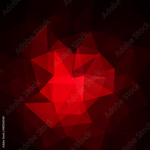 Background made of dark red triangles. Square composition with geometric shapes. Eps 10