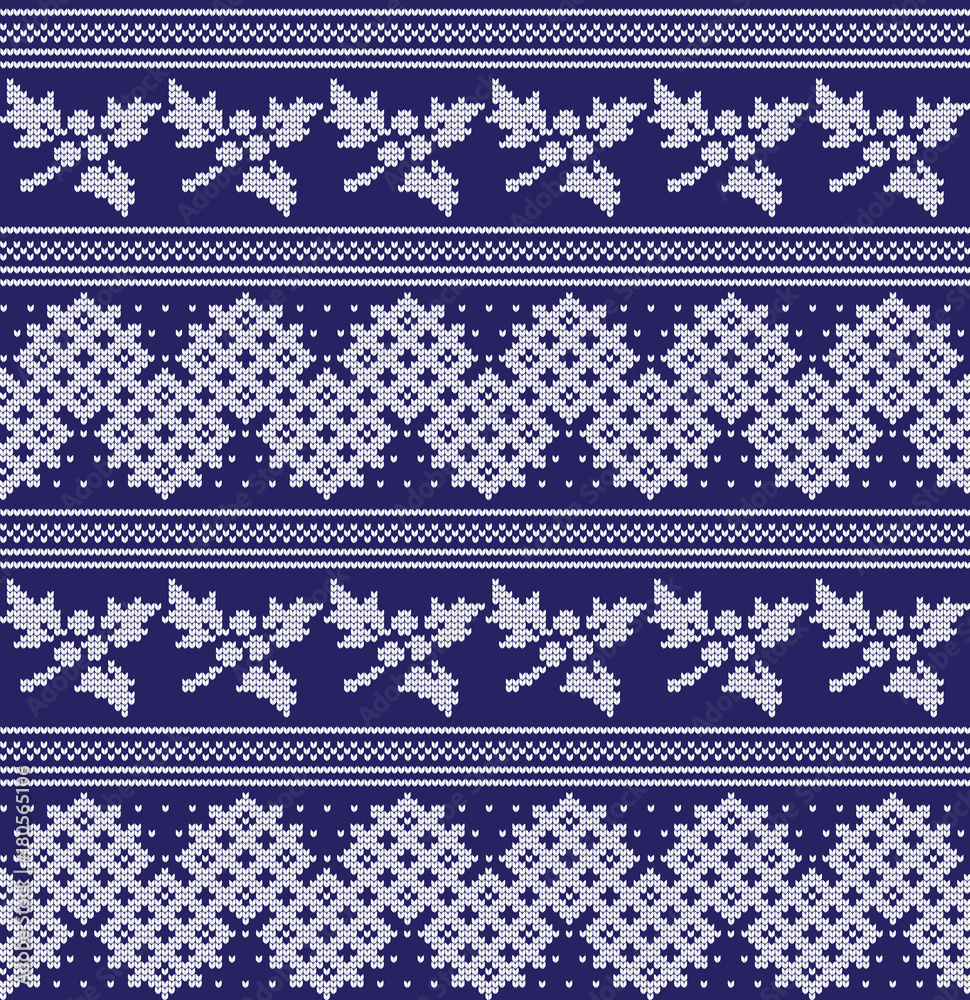 Winter festive Christmas knitted pattern woolen knitted Winter festive Christmas knitted pattern woolen knitted