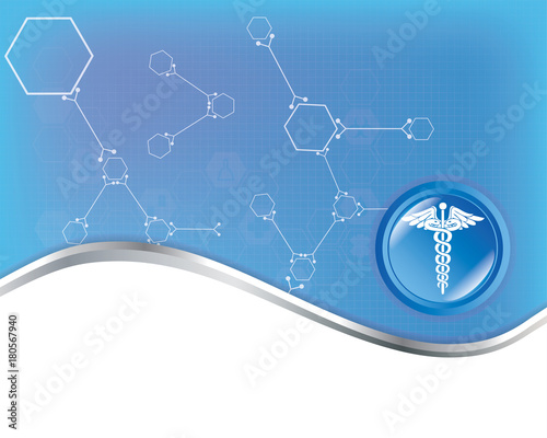 Abstract medical background with medical symbol.