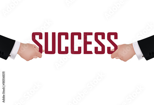mani che si contendono il successo