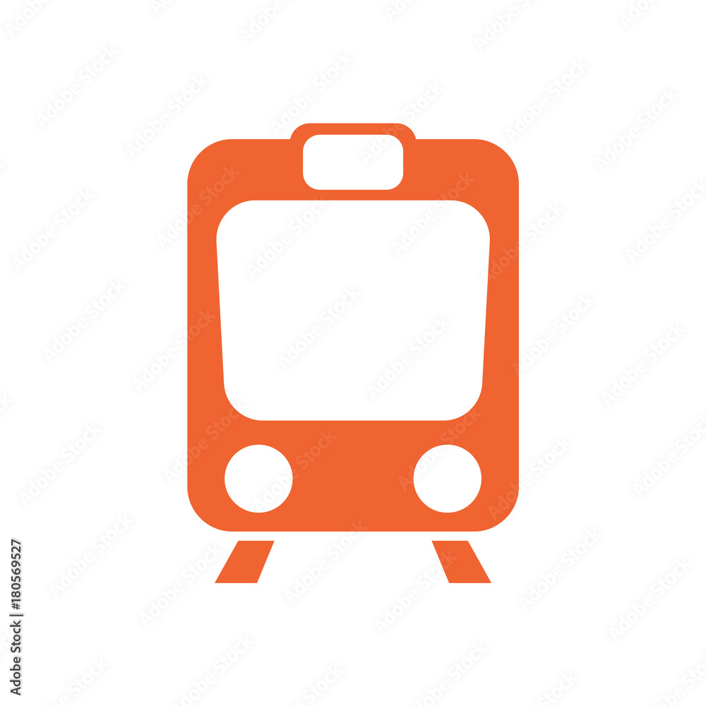 Train icon isolated Train icon isolated