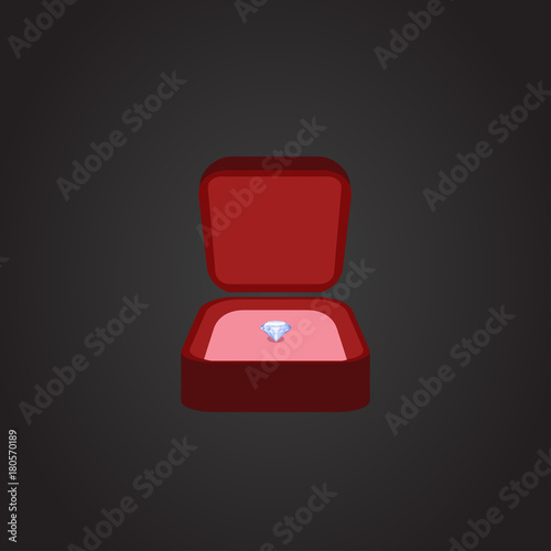 Wedding Ring Vector Icon photo