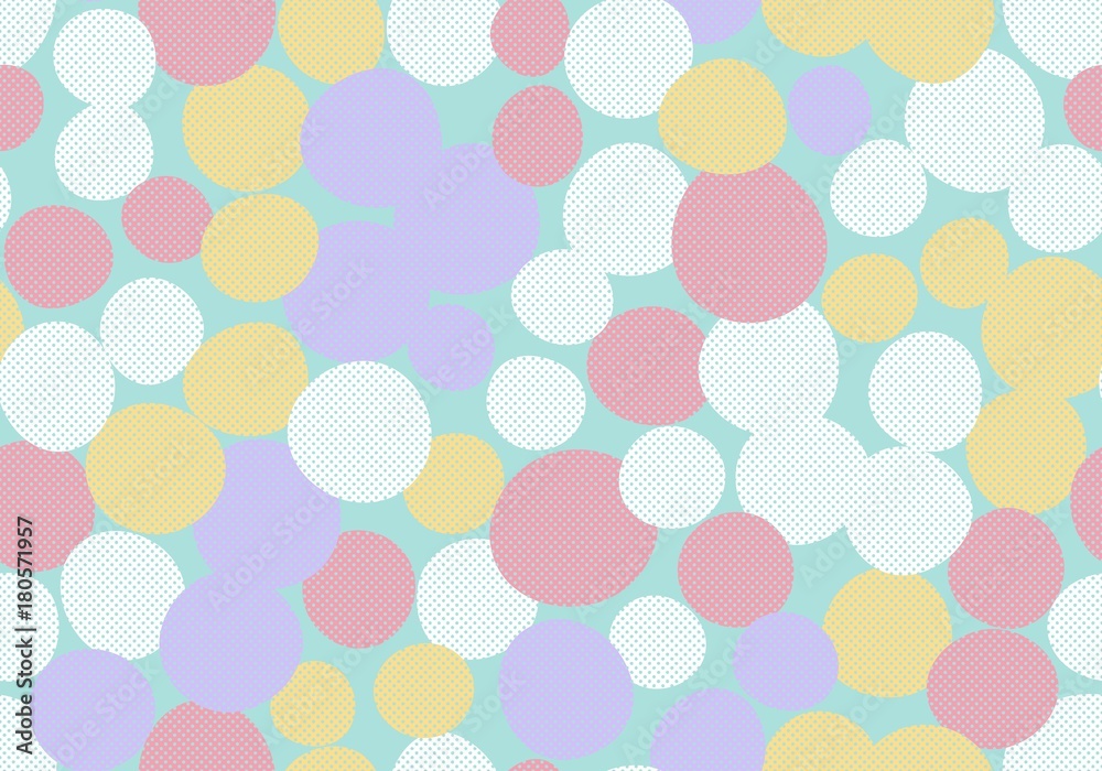 Seamless dots background. Vector repeating texture.