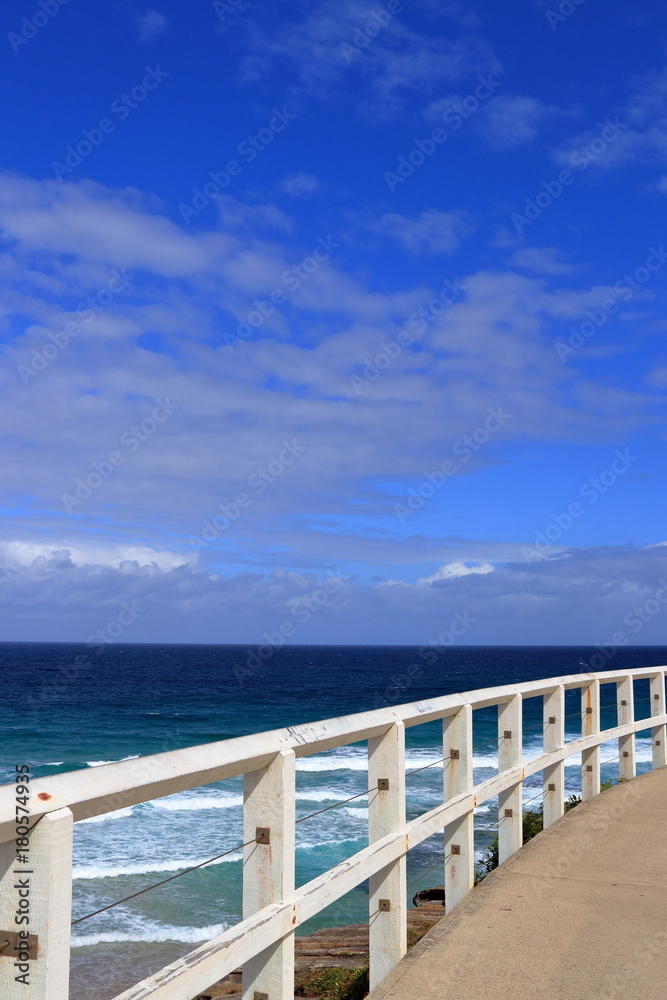 View from Tamarama beach, Sydney coastal walk from Bondi to Coogee
