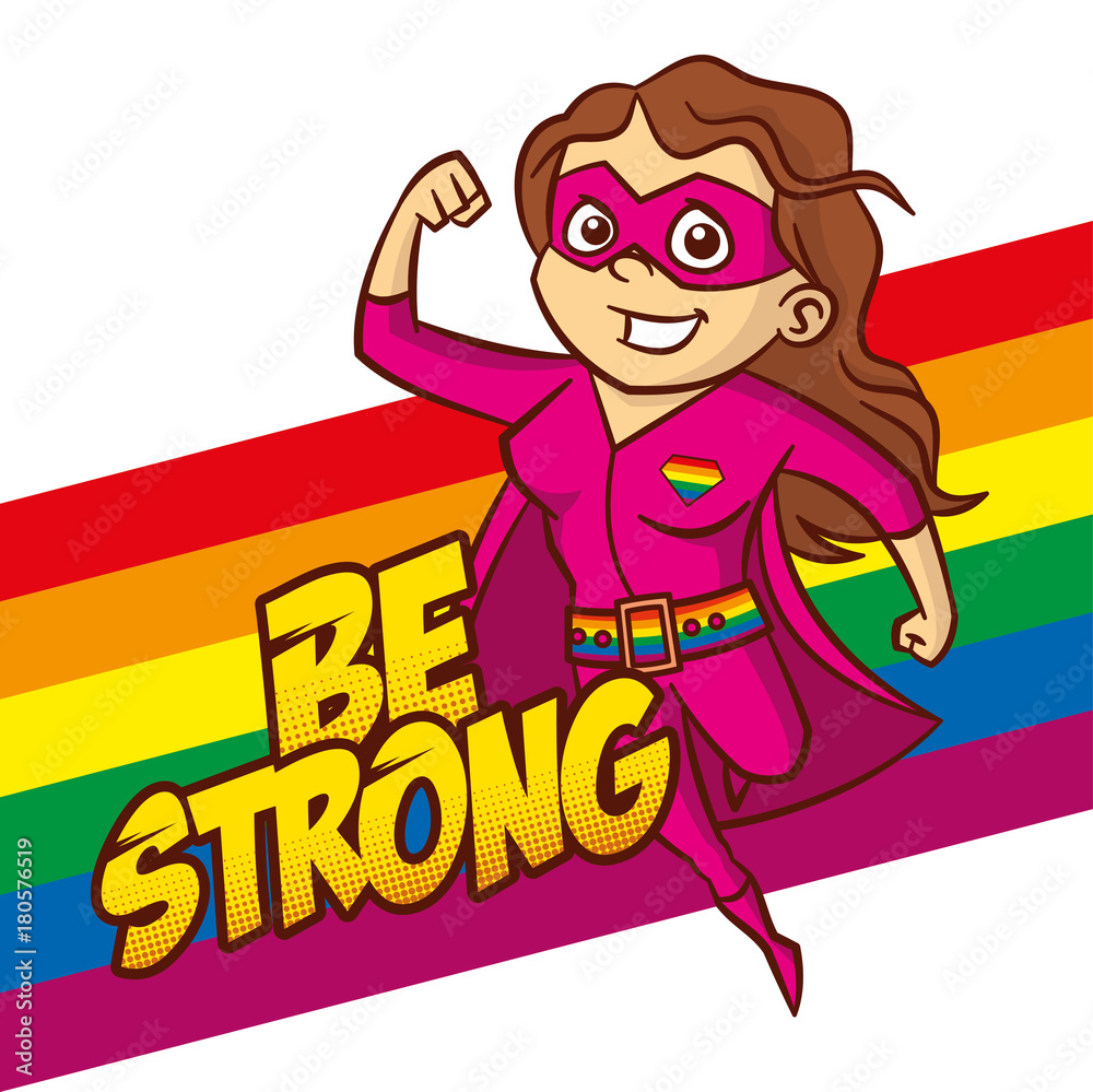 LGBT Superhero Cartoon character LGBT Superhero Cartoon character