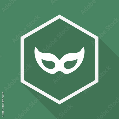 Polygon Button mit Schatten - Maske