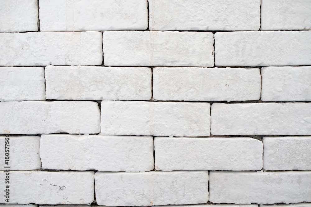 Fototapeta premium white brick wall