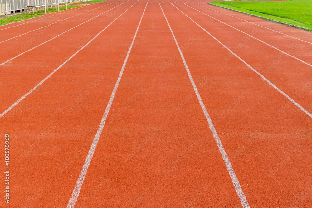 Orange Running Track