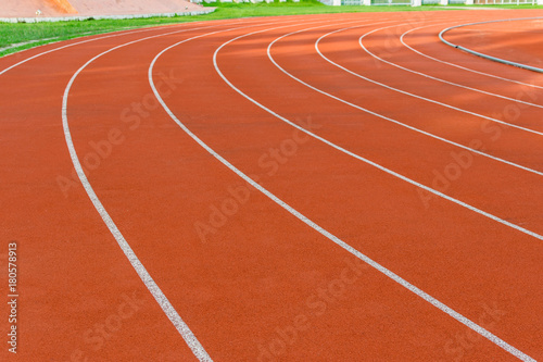 Orange Running Track