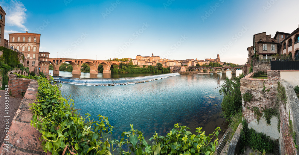 Tarn River in Albi, France