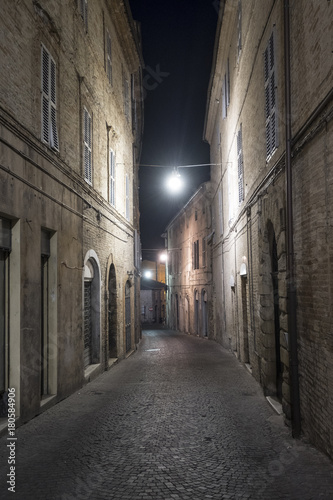 Fermo  Marches  Italy  by night