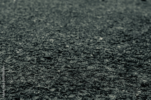 Close up black asphalt road texture background.