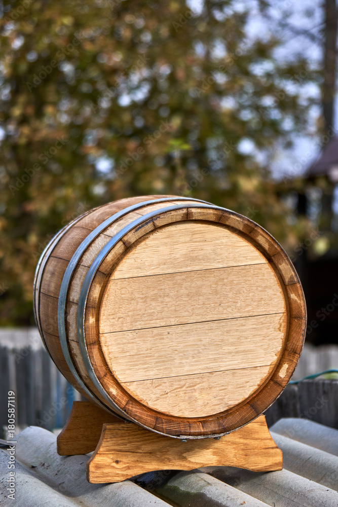 Oak barrel for storage