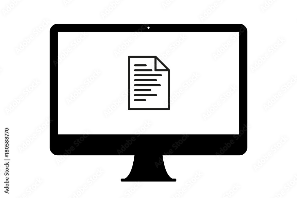 PC - Dokument mit Text