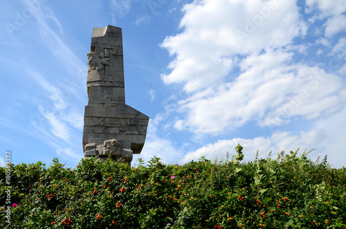 Obraz na płótnie Monument of the Coast Defenders at Westerplatte in Gdansk, Poland w salonie