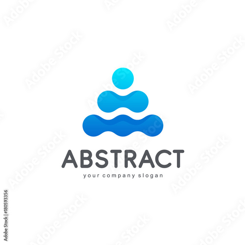 Vector abstract logo design