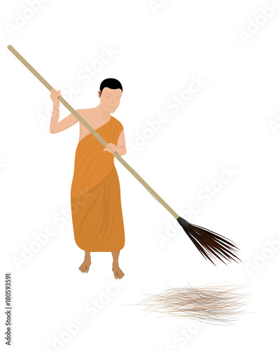 the novice sweep garbage vector design