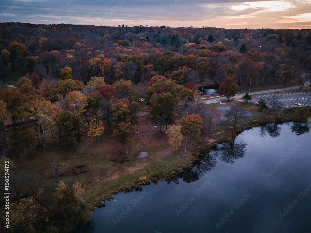 Aerial of Thompson Park New Jersey