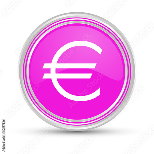 Pinker Button - Euro Symbol