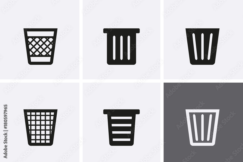 Trash Can Icons. Bin Icons. Do Not Litter. Trash Can Icons. Bin Icons. Do Not Litter.