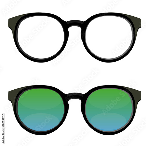 fashion eyeglass vector design