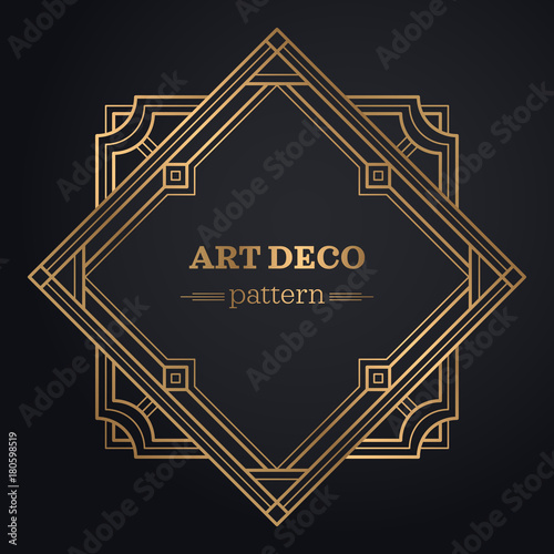 gatsby art deco background