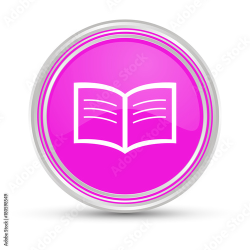 Pinker Button - Buch offen