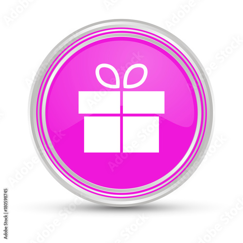 Pinker Button - Geschenkbox