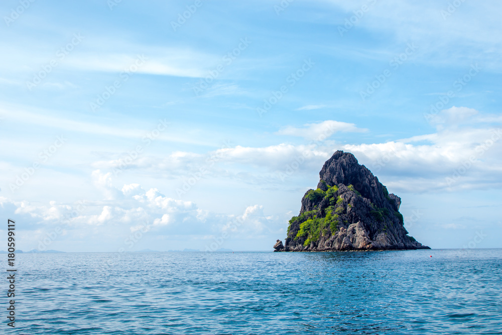 Sea view background in Thailand