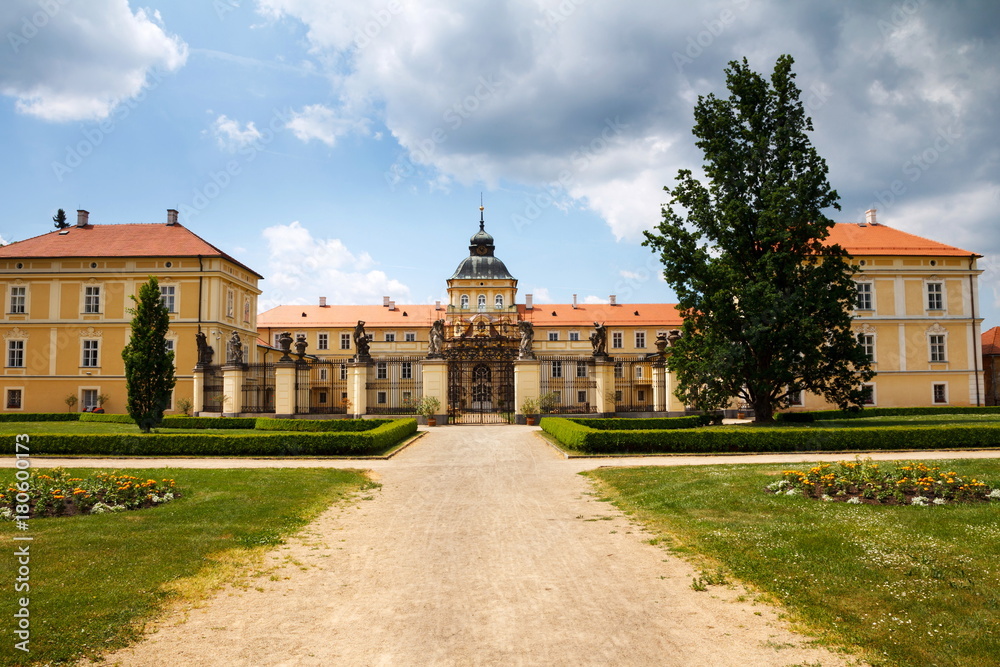 Baroque-Classicist New Chateau Horovice in Bohemia, Czech republic, Europe