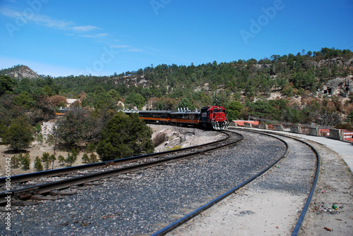 Chepe train in Barranca del Cobre