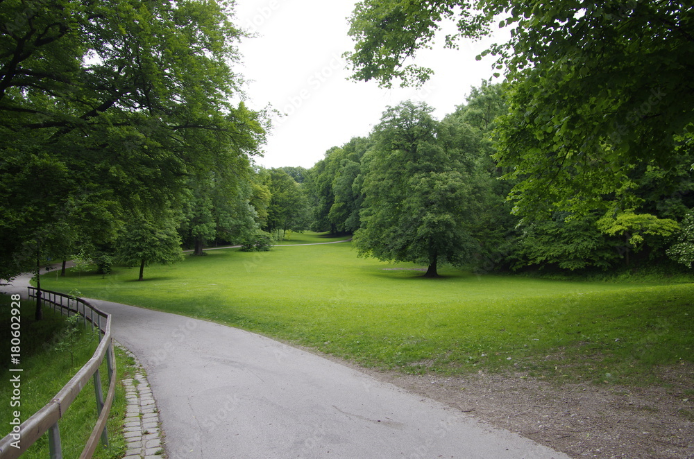 Obraz premium ミュンヘン 英国庭園