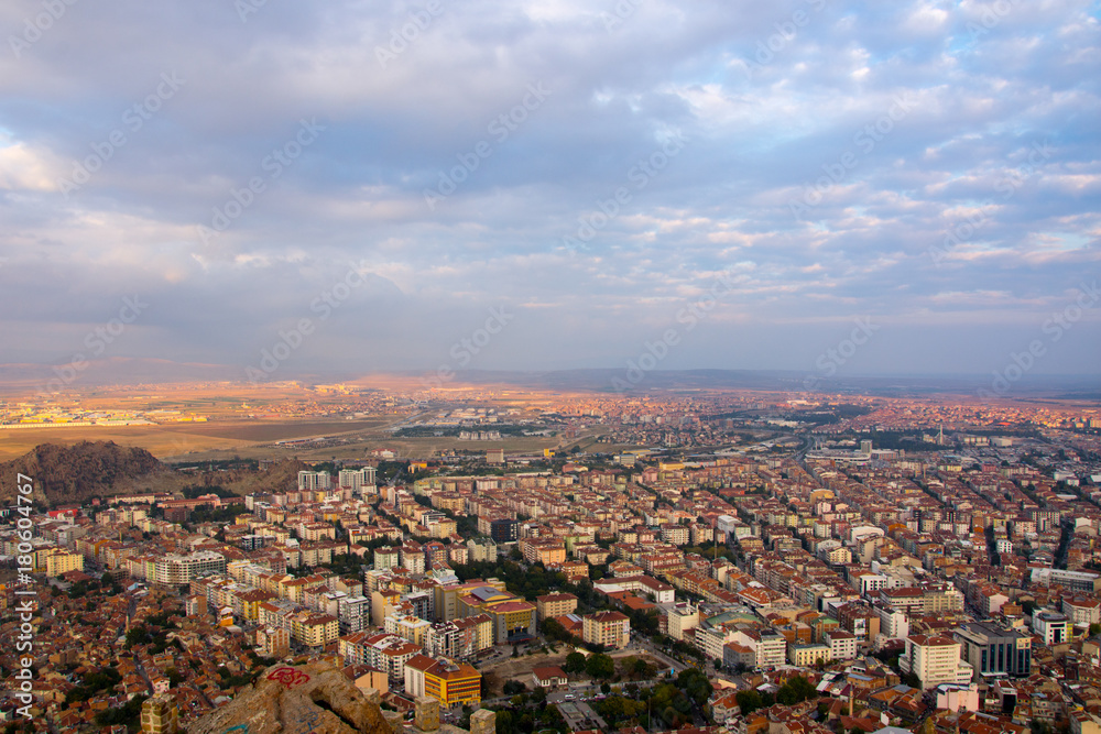 Obraz premium looking Afyon from the castle