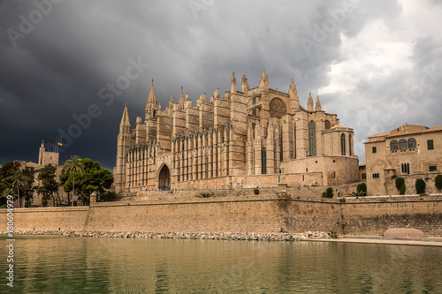 Cath  drale de Palma de Majorque    les Bal  ares  Espagne 