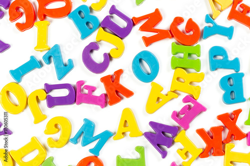 colorful toy alphabet letters