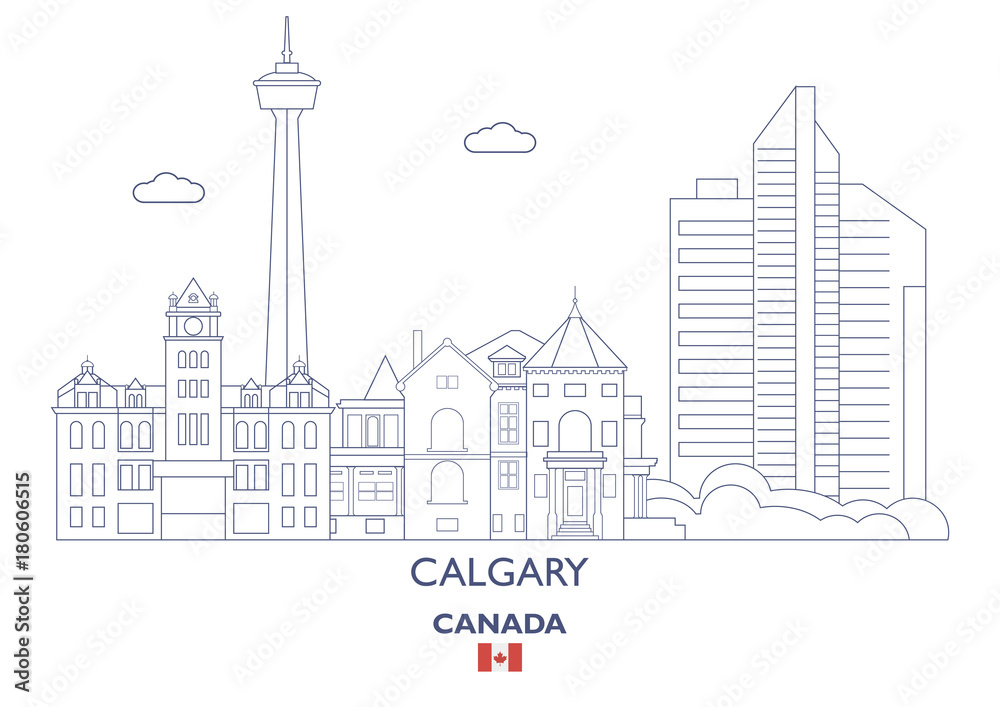 Calgary City Skyline, Canada