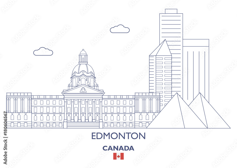 Edmonton City Skyline, Canada
