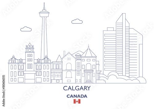 Calgary City Skyline, Canada