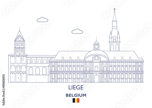Liege City Skyline, Belgium