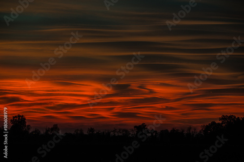 Obraz na płótnie Sunset w salonie