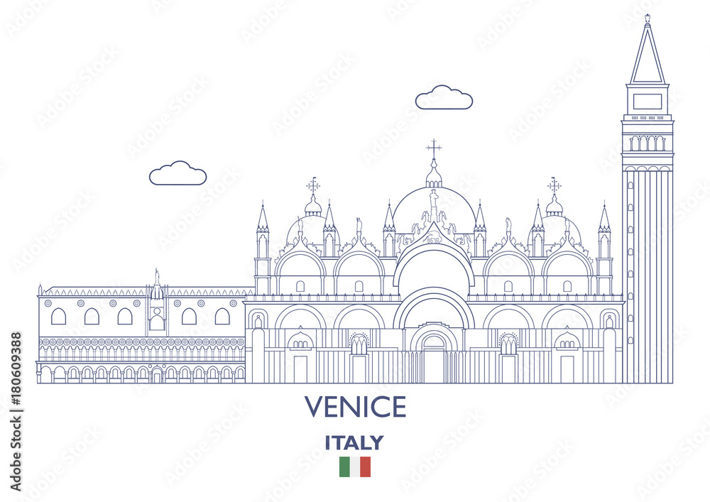 Venice City Skyline, Italy